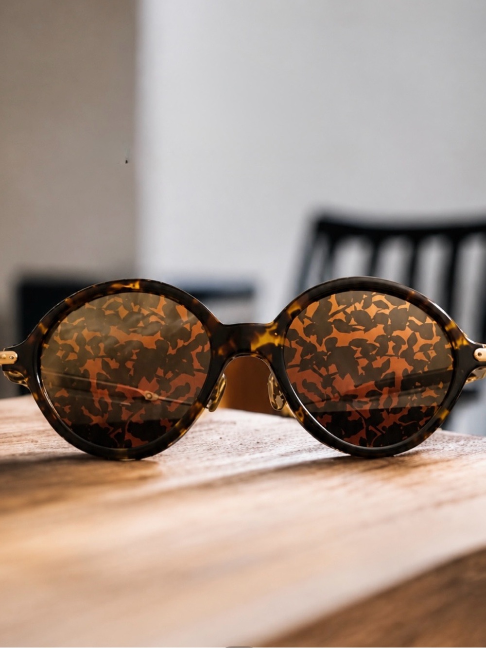 Christian Dior Umbrage Havana Brown Gold Sunglasses